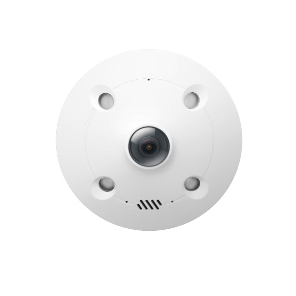 VIGI By TP-Link 5MP Panoramic Fisheye, 1/2.7" CMOS, 1.44mm F2.0, 120dB True WDR, IR 10m, Human & Vehicle Detection, People & Vehicle Analytics, Smart Detection, SmartVid, Built-in Mic & Speaker, MicroSD Slot, H.265+, IP67, IK10, 12VDC/PoE