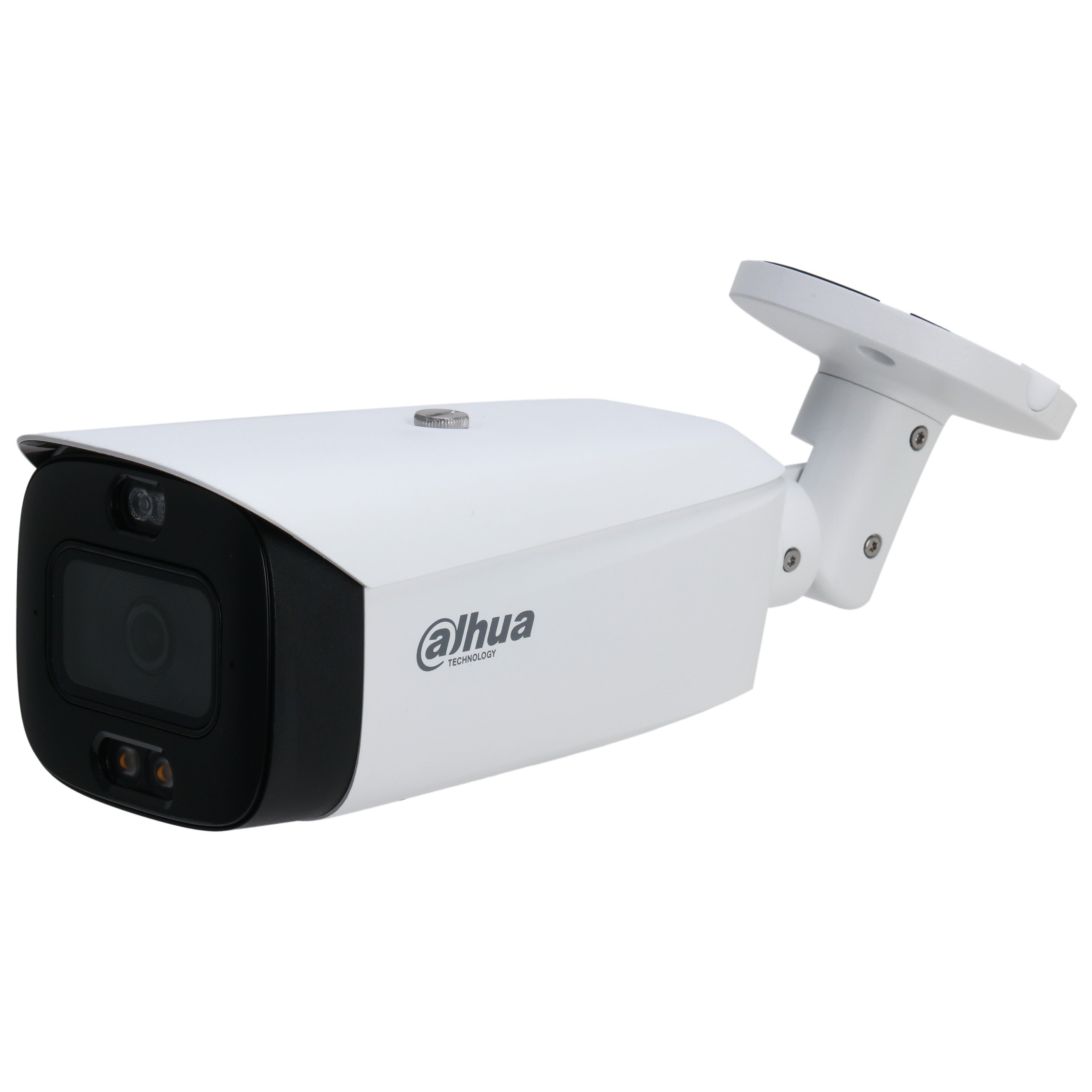 ***EOL*** Dahua 6MP IP WizSense AI Series Full Colour Active Deterrence TiOC 2.0 Bullet Camera, SMD 4.0, Quick Pick, AI SSA, Perimeter, Starlight, 2.8mm, 120dB WDR, 30m IR / White Light, POE / 12VDC, IP67, MicroSD, Built-in Dual Mics / Speaker, Red / Bl