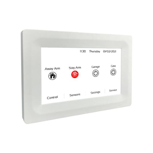 EliteControl 5in TOUCH Screen Keypad, EM4100 Prox reader WHITE