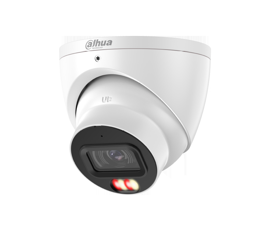 Dahua 6MP IP WizSense AI Series IR Eyeball Camera, SMD 4.0, AcuPick Ready, AI SSA, Perimeter, Starlight, 2.8mm, 120dB WDR, 30m IR / White Light, POE / 12VDC, IP67, MicroSD, Built-in Mic (Wall Mount: PFB204W, Junction Box: PFA130-E)