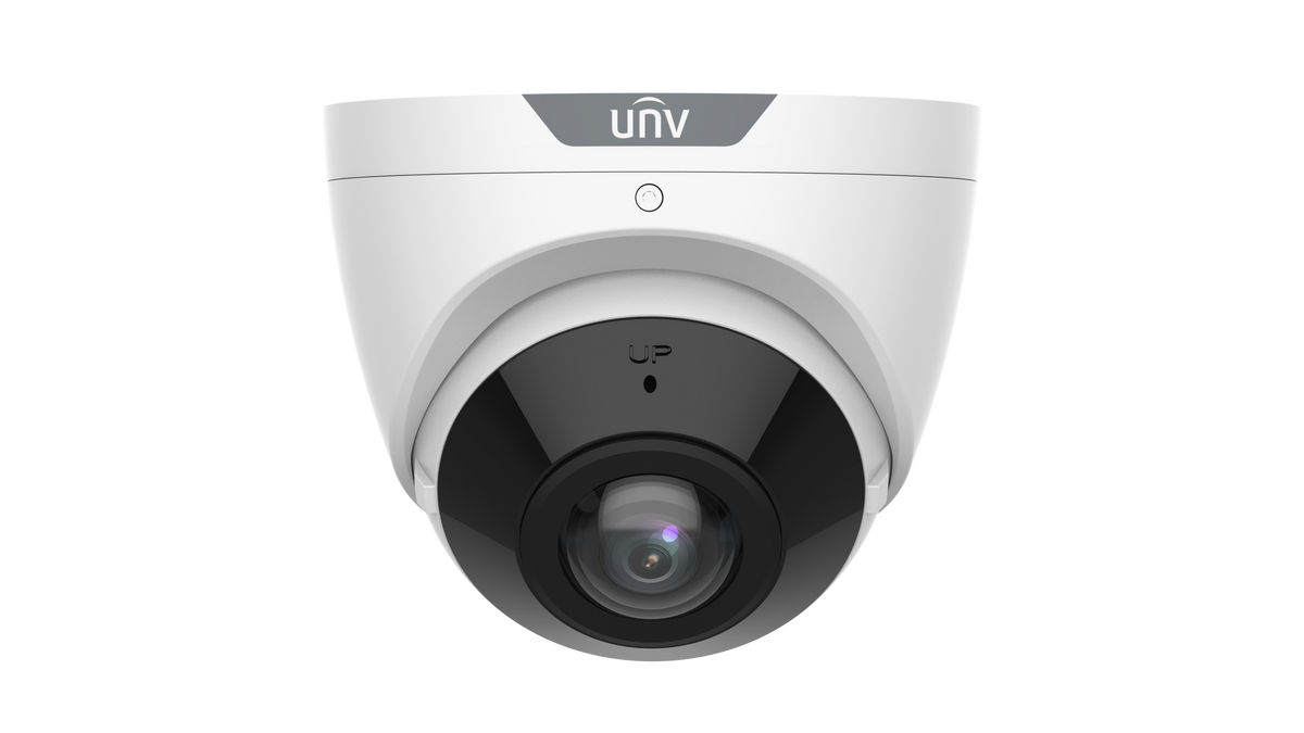 Uniview 8MP IP Prime Deep Learning AI Series 180 Degree Vandal Wide Angle Panoramic IR Turret, OmniView, Perimeter, LightHunter, 2.8mm, 120dB WDR, 20m IR, Built-in Mic, POE or 12VDC, IP67, IK10 (Wall Mount: TR-WM03-D-IN, Junction Box: TR-JB03-G-IN)