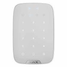 Ajax KeyPad Plus WHITE - 2 Way Wireless Touch Keypad with Proximity Reader