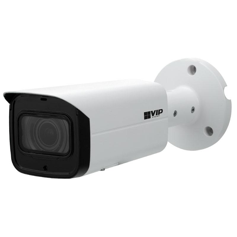 VIP Vision 4MP IP Professional Series Motorised IR Bullet, Low Light, 2.7-13.5mm Lens, 120dB WDR, 60m IR, POE or 12VDC, IP67, MicroSD (Junction Box: VSBKTA130E)