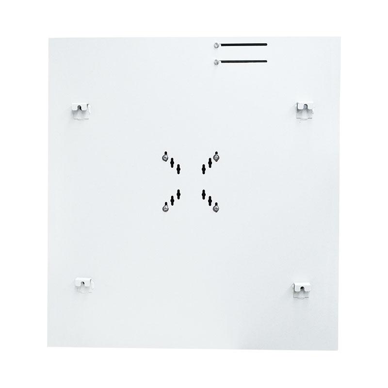 VIP Vision Vertical Wall Mount Security Cabinet 2RU Horizontal With Integrated 4 Output Powerboard & 2 x Cabinet Locks - Fits Up To 4HDD NVR & 24" Monitor ***Requires M4 Screws To Mount Monitor***