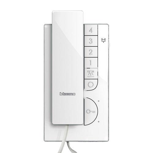 **CLEARANCE** Bticino 2W Classe 100 Audio Handset Internal Unit For Wall Mounted Or Table-Top Installation (Optional Mount: 344552). Keys Available: Auto-Switching On / Cycling, Door Lock Release, Staircase Lights Control And 4 Configurable Keys.