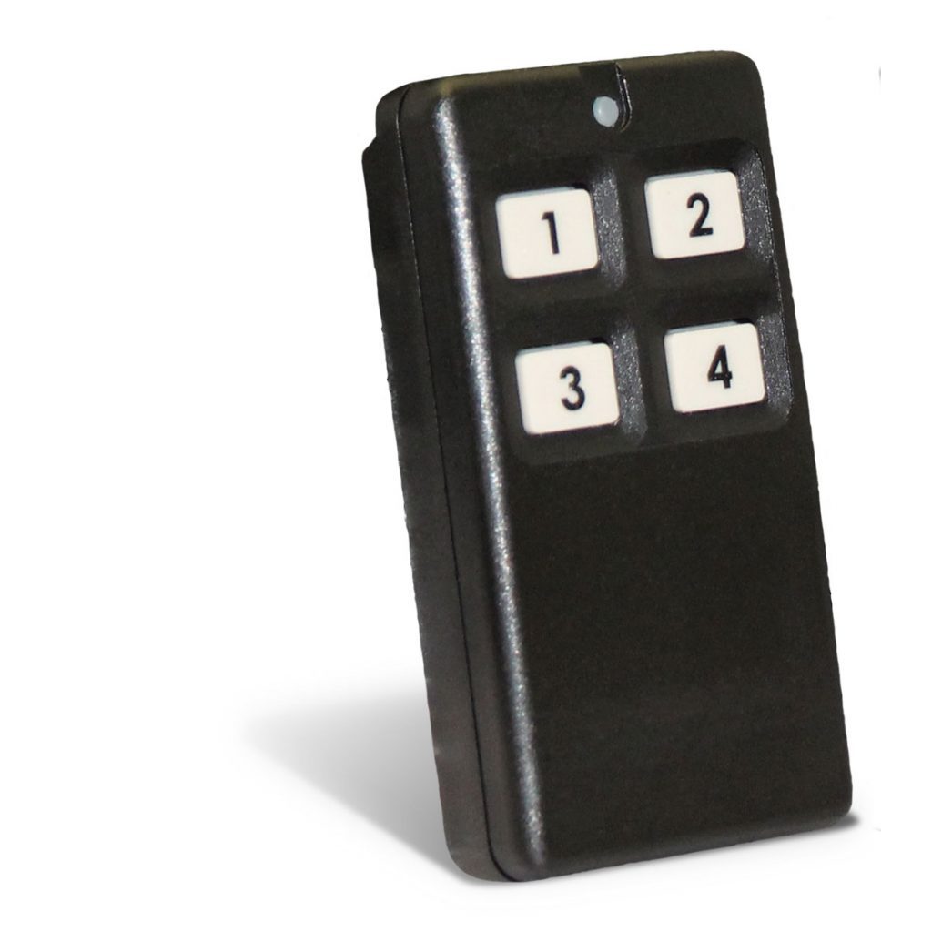 Inovonics* Wireless 4 Button Transmitter (Requires 4 x Points On A Serial -OR- Multipoint RX To Operate All 4 Buttons)