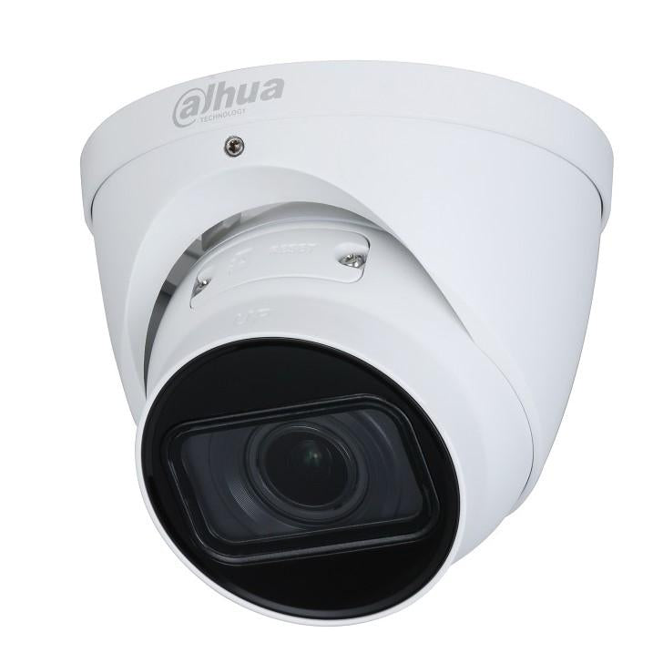 Dahua 8MP IP Lite Series IR Motorised Turret Camera, 2.7-13.5mm Lens, 120dB WDR, 40m IR, H.265, POE, IP67 (Wall Mount: PFB203W, Junction Box: PFA130-E)