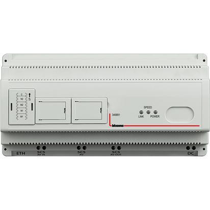 Bticino* 2W To IP Interface Allowing IP Connectivity Over A Single Internal Network