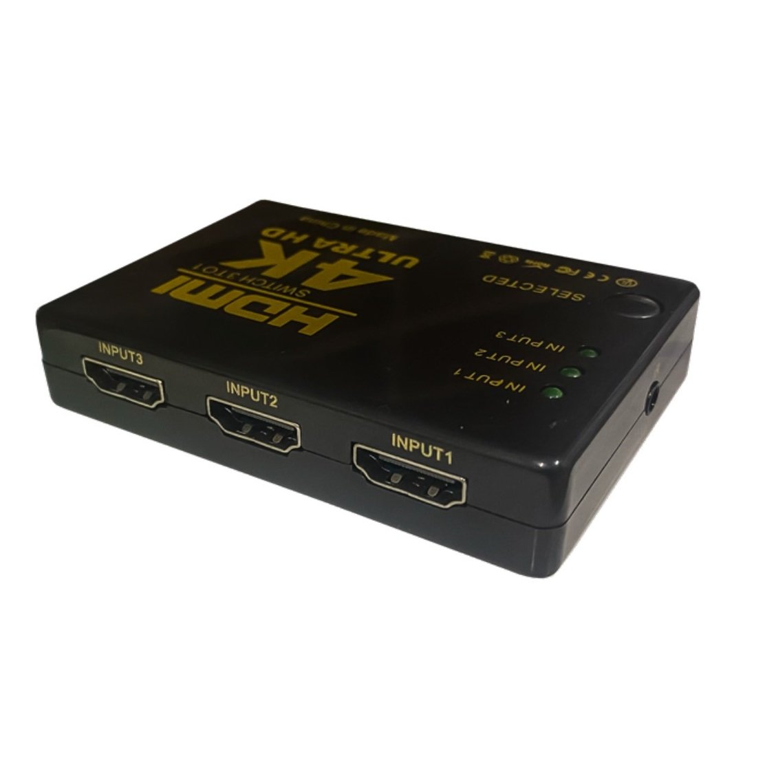 Zankap 3-Way HDMI Switch, 4K Video Support, 3 x HDMI In, 1 x HDMI Out
