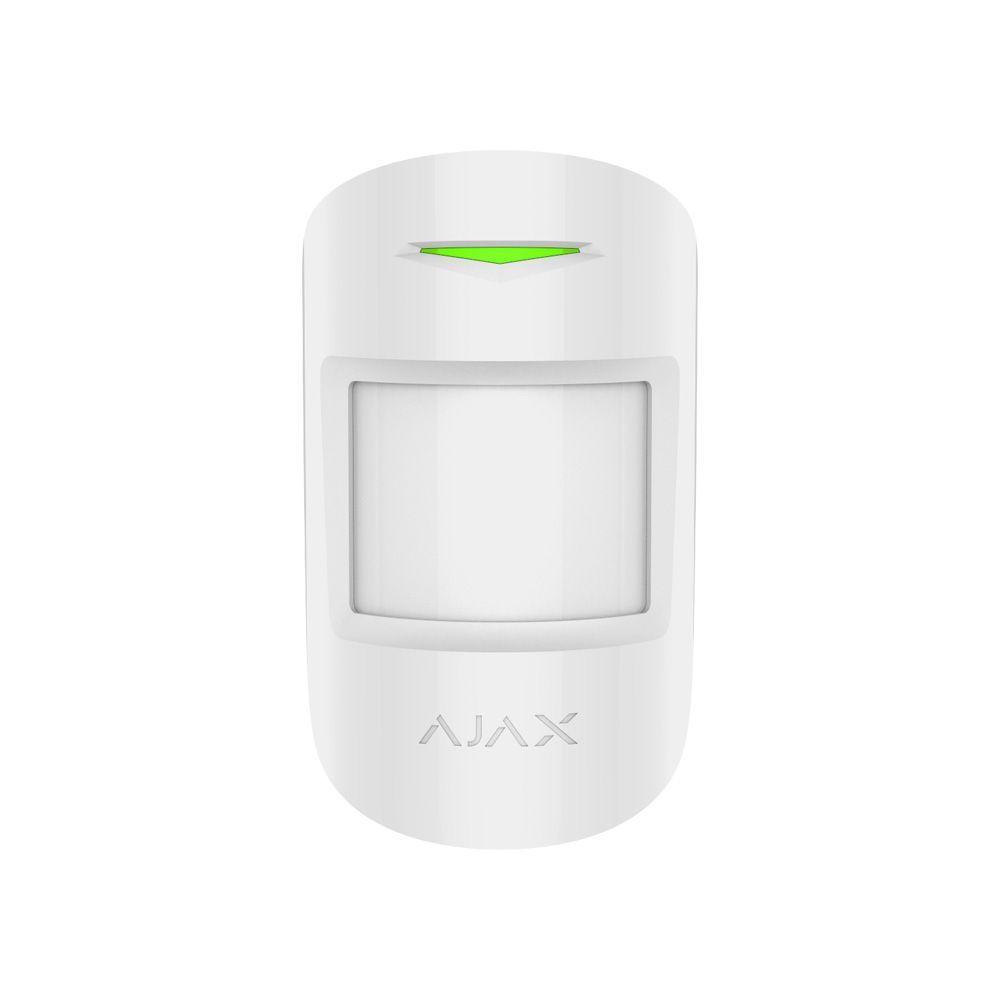 Ajax MotionProtect Plus WHITE - 2 Way Wireless Pet Immune Dual Technology Motion Detector, 12m