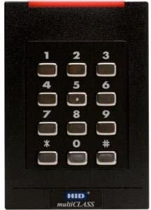 HID* multiCLASS SE Wall Switch Keypad Reader, SIO & SEOS, Standard Prox (Wiegand Output)