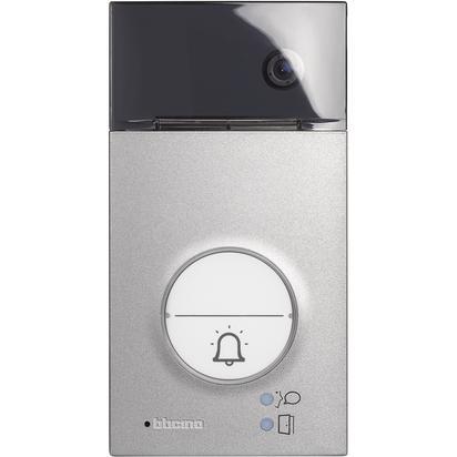 Bticino 2W Linea 3000 Video External Unit With Proximity Reader And Kit Of Coloured Key Cards And Two Door Lock Release Clear Discs