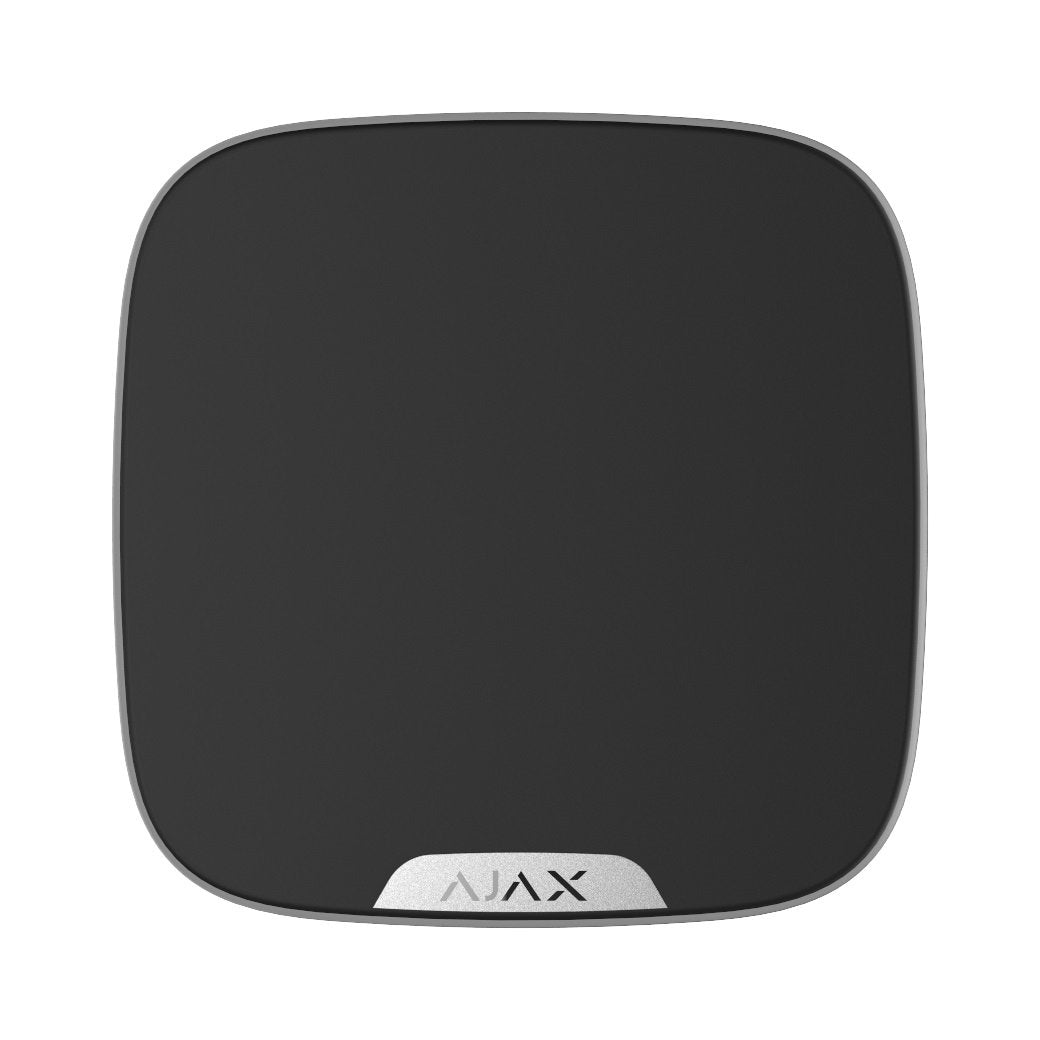 Ajax StreetSiren DoubleDeck BLACK - Wireless Outdoor Siren With LED Indicator / Logo Plate Adapter - Requires BRANDPLATE-B (MTO MOQ x 40)