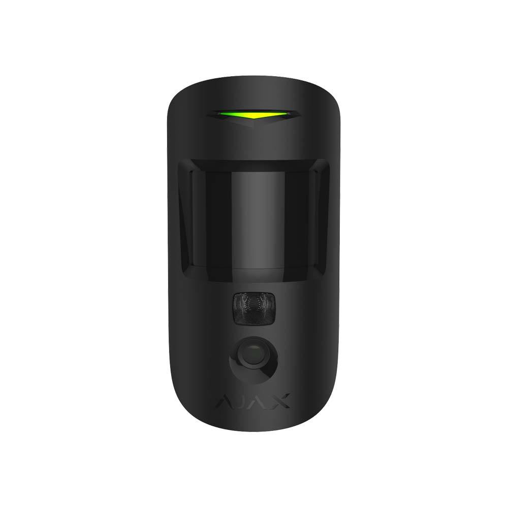 Ajax MotionCam BLACK - 2 Way Wireless Pet Immune PIR Motion Detector With Photo Verification, 12m