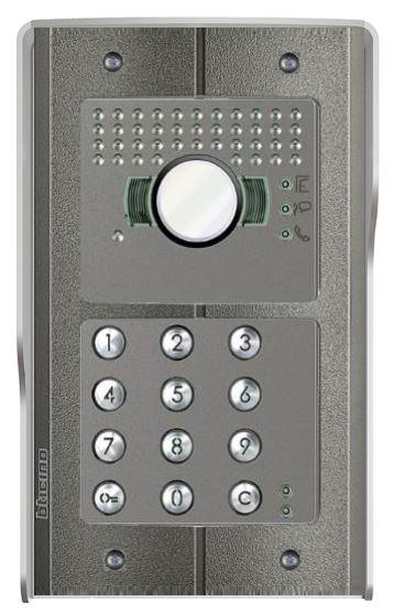 Bticino* 2W Robur 2 Module Video Keypad Call Flush Mounted External Unit With Rainshield (1 x 350120, 1 x 350325, 1 x 350425, 1 x 350521, 1 x 351200, 1 x 351205, 1 x 353000, 1 x 353005, 1 x 346250)