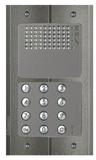Bticino* 2W Robur 2 Module Audio Keypad Call Surface Mounted External Unit With Rainshield (1 x 350621, 1 x 350325, 1 x 350425, 1 x 351100, 1 x 351105, 1 x 353000, 1 x 353005, 1 x 346250)