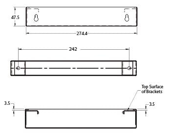Padde V-Lock Surface / Glass Door Housing Kit