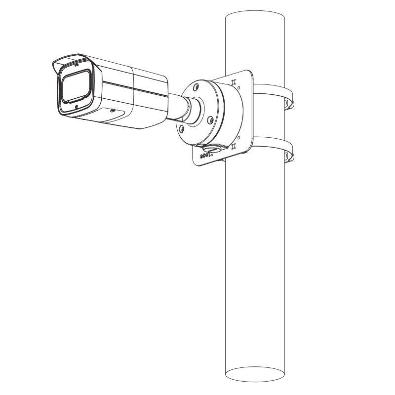 VIP Vision 4MP IP Professional Series Motorised IR Bullet, Low Light, 2.7-13.5mm Lens, 120dB WDR, 60m IR, POE or 12VDC, IP67, MicroSD (Junction Box: VSBKTA130E)