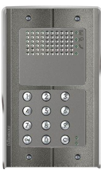 Bticino 2W Robur 2 Module Audio Keypad Call Flush Mounted External Unit With Rainshield (1 x 350120, 1 x 350325, 1 x 350425, 1 x 350521, 1 x 351100, 1 x 351105, 1 x 353000, 1 x 353005, 1 x 346250)