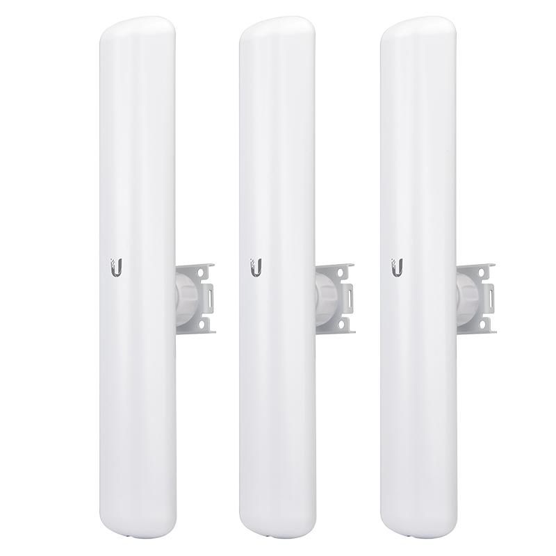 Ubiquiti 3 x 5 Ghz 120 Degree Wireless Access Point Pack - Pre-Configured Point-To-Multipoint, Includes 3 x POE Injectors