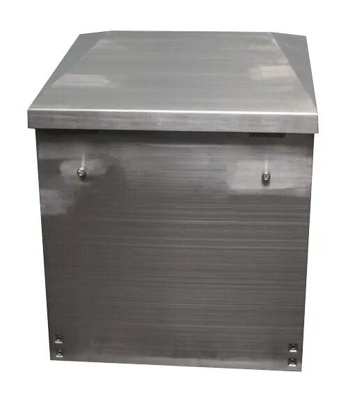Certech* 9RU 600mm Deep Stainless Steel Outdoor Wall Mount Cabinet With Front Lock, IP65 Rated