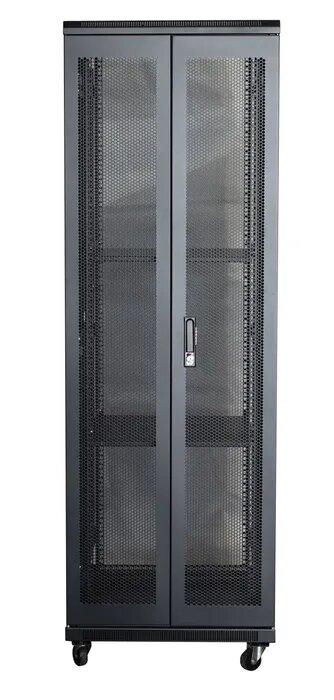Certech 45RU 600 (W) x 800 (D) Premier Series Server Rack With 3 x Fixed Shelves, 4 x Fans, 1 x 6 Outlet Horizontal PDU, 25 x Cage Nuts, 4 x Castor Wheels & 4 x Levelling Feet
