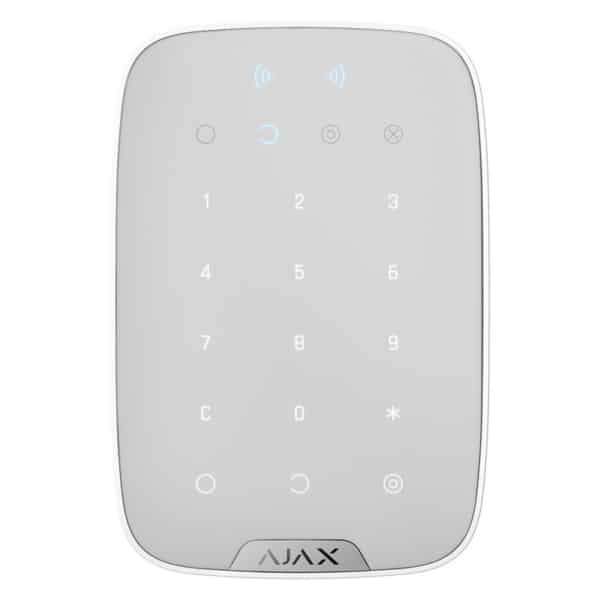 Ajax KeyPad WHITE - 2 Way Wireless Touch Keypad