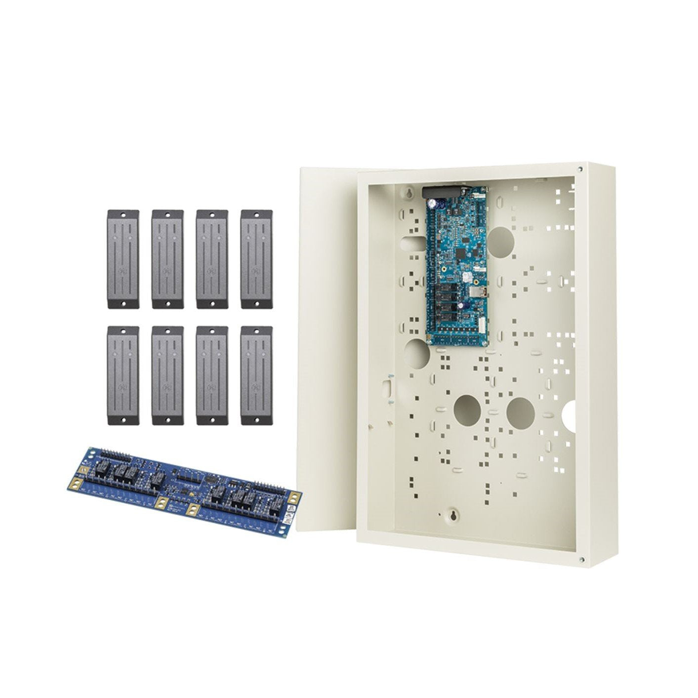 Tecom Challenger Network Access Controller NAC With Enclosure And 8 x TS0870H, 1 x TS0841 (S7021A)