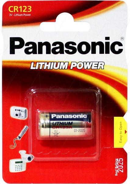Panasonic Lithium "CR123A" Battery