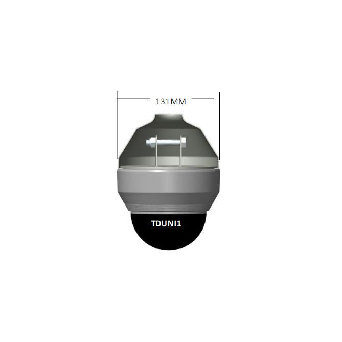 Security Design Mounting Kit For Cameras And Smoke Detectors Up To 130mm Diameter Kit Includes 1 X TDLP1 Mount Plate, 1 X TDDC1L, 1 X TDDC1U Decorative Covers Plus Bolt And Nut Sets - White (Also available in Black upon request)