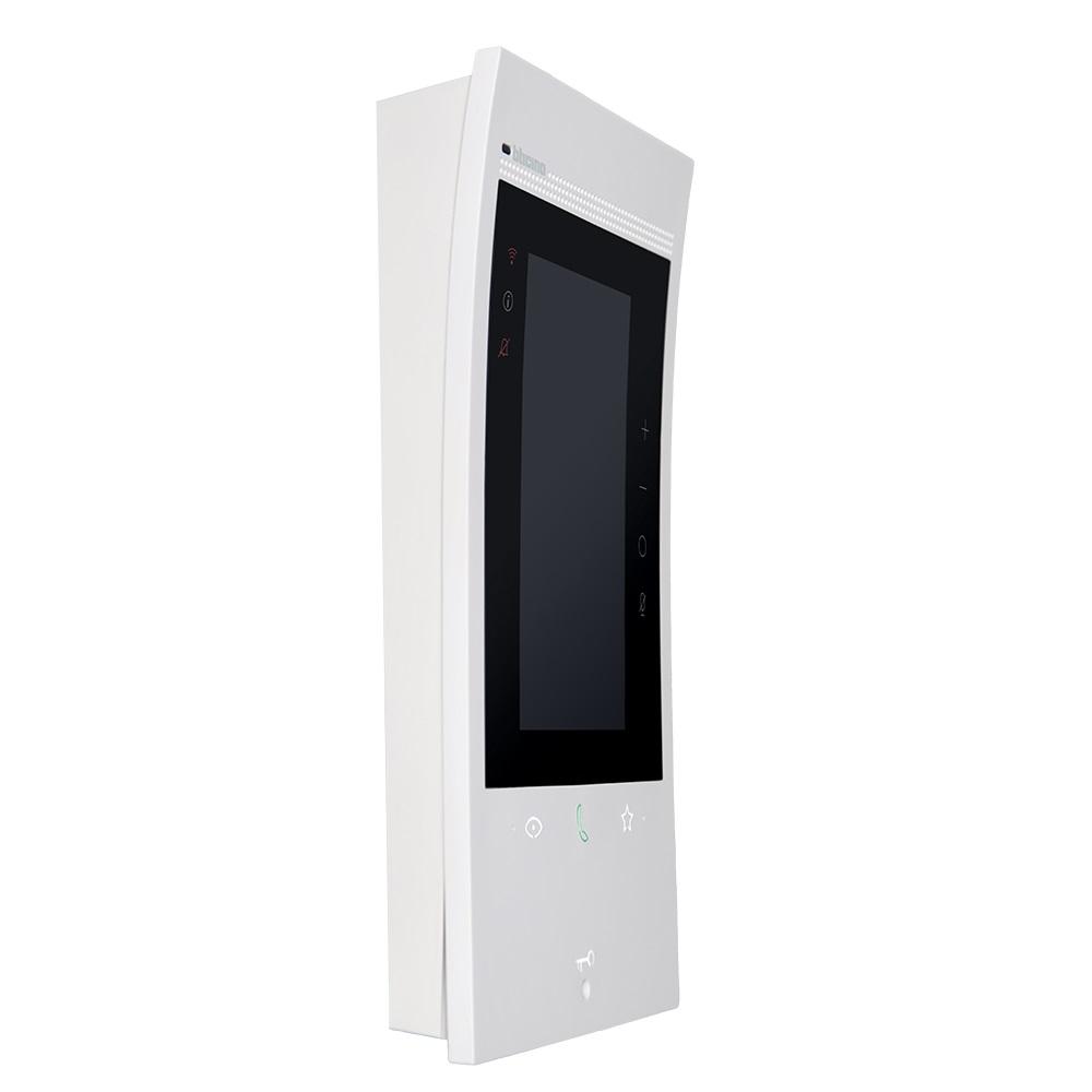 Bticino 2W 5" Vertical WiFi Video Handsfree Classe 300EOS Internal Unit With Integrated Amazon Alexa Voice Assistant, Inductive Loop, Touch Screen LCD Display, Video Door Entry Answering Machine Light Finish