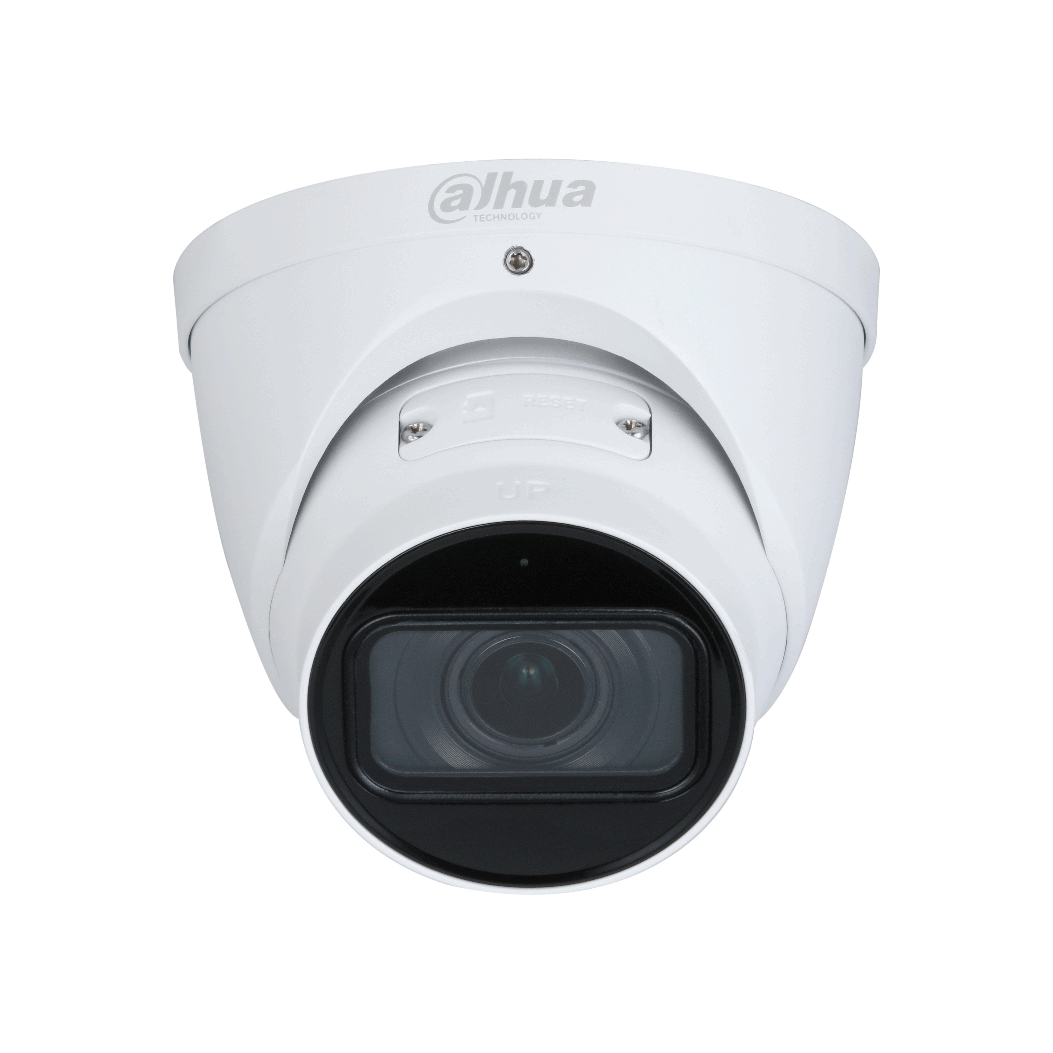 Dahua 8MP IP WizSense AI Series IR Motorised Eyeball Camera, SMD 4.0, Quick Pick, AI SSA, Perimeter, Starlight, 2.7-13.5mm, 120dB WDR, 60m IR, POE / 12VDC, IP67, MicroSD, Built-in Mic (Wall Mount: PFB203W, Junction Box: PFA130-E)
