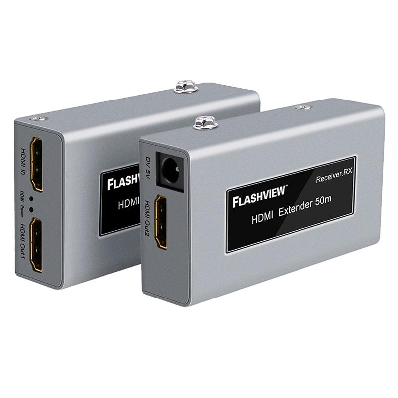 Flashview HDMI Extender Over 1 x CAT6 (60M) Or 1 x CAT5E (50M) Kit With Local HDMI Loop