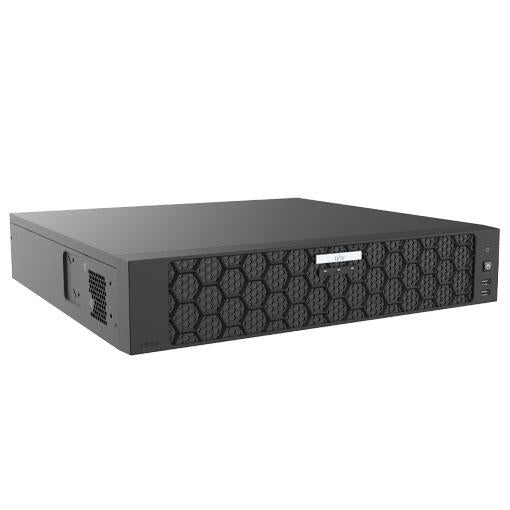 Uniview 64 Channel Prime Series NVR, 320MB, 1 x HDMI / 1 x VGA, 8 x HDD, 2 x Gigabit NIC, 2RU, Rack Ears Included, 8CH VCA / SMD Functionality **NO POE PORTS OR HDD INSTALLED**