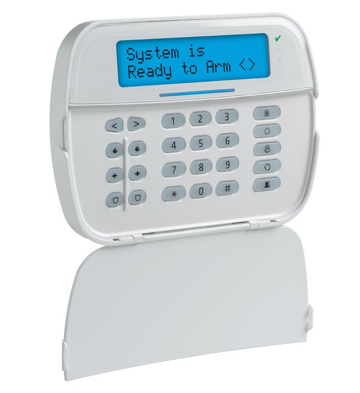DSC PowerSeries NEO 128-Zone LCD Full Message Hardwired Keypad with Built-in Power-G Transceiver