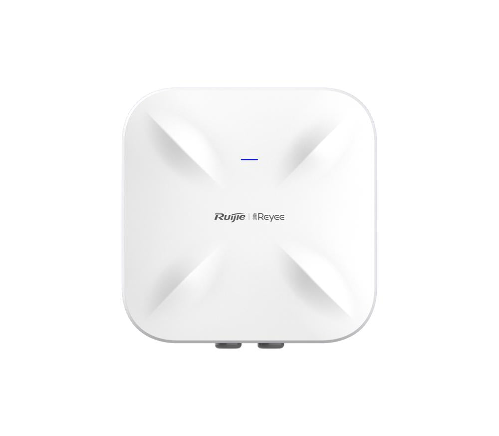 Ruijie Reyee External WiFi6 Gigabit Access Point AX1800, 574Mbps, Dual Band Up To 1201Mbps, IP68, Includes Wall / Pole Mount POE / 12VDC (Up To 100M Range)