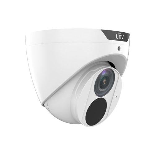 Uniview 8MP IP Easy AI Series IR Turret Camera, Human Body Detection, EasyStar, 2.8mm, 120dB WDR, 30m IR, Twin Streams, Built-in Mic, POE or 12VDC, IP67 (Wall Mount: TR-WM03-D-IN, Junction Box: TR-JB03-G-IN)