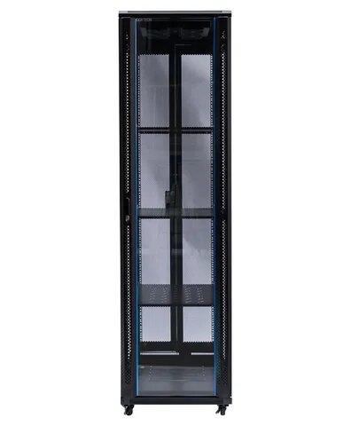 Certech* 45RU 600 (W) x 1000 (D) Premier Series Server Rack With 3 x Fixed Shelves, 4 x Fans, 1 x 6 Outlet Horizontal PDU, 25 x Cage Nuts, 4 x Castor Wheels & 4 x Levelling Feet
