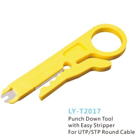 Liyuan* Network Easy Cable Stripper With Punch Down Tool