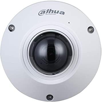 Dahua 5MP IP WizMind AI Series 360 Degree Vandal Fisheye Camera, Heat Map, People Counting, Intelligent Search,  Low Light, 1.4mm, 120dB WDR, Triple Streams, Built-in Mic, MicroSD, POE or 12VDC, IP67, IK10 (Junction Box: PFA136)