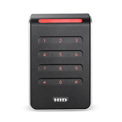 HID Signo 40 Standard 00 Profile MultiClass Wall Plate Reader With Keypad, Pigtail, Mobile, Seos, iCLASS / SE / SR, MIFARE DESFire SIO / CSN, MIFARE Classic SIO / CSN, HID Prox, Indala Prox, EM Prox