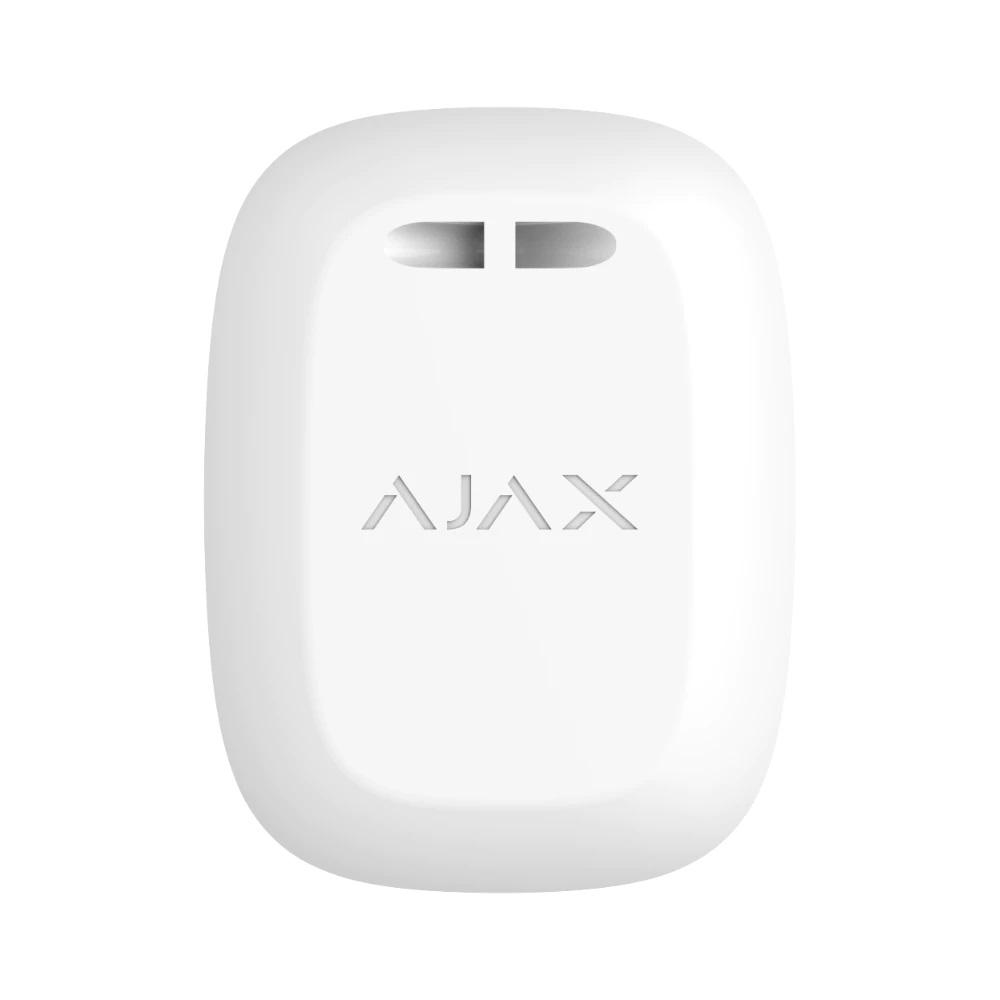 Ajax Button WHITE - Smart Wireless Programable Button For Panic / Automation Devices / Garage Door / Smart Scenarios