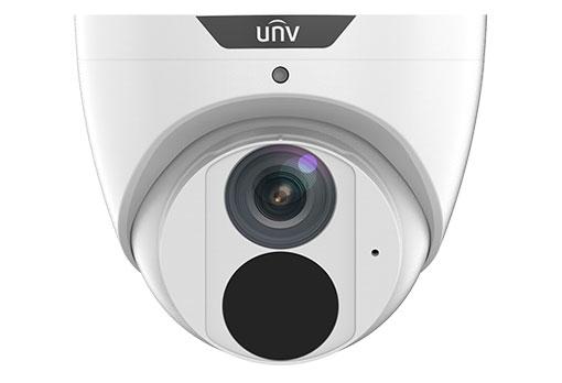 Uniview 5MP IP Prime Deep Learning AI Series IR Turret, Perimeter, LightHunter, 4mm, 120dB WDR, 30m IR, Triple Streams, Built-in Mic, POE or 12VDC, IP67 (Wall Mount: TR-WM03-D-IN, Junction Box: TR-JB03-G-IN)