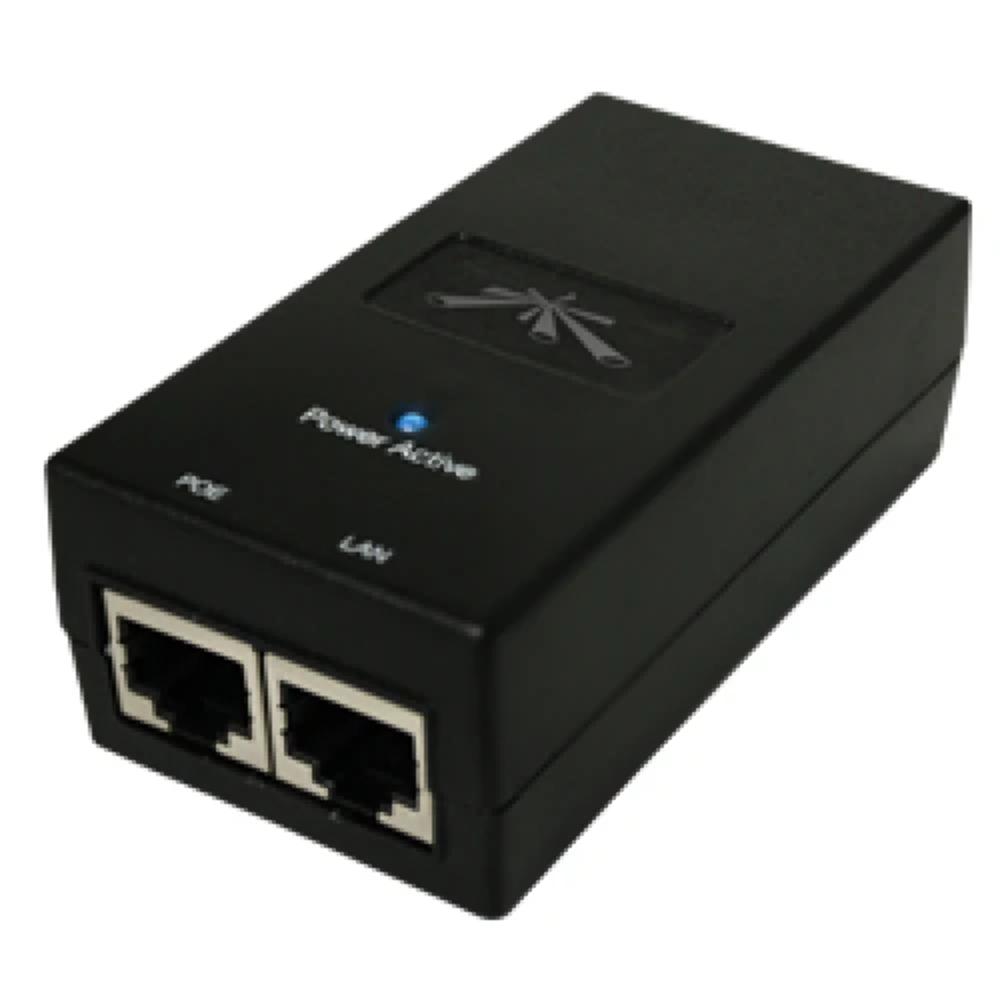 Ubiquiti* POE Injector For Ubiquiti Devices, 24VDC, 12W, Gigabit , ESD Protection & LED (Will Not Power Cameras Directly)