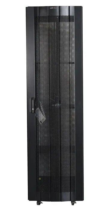Certech* 45RU 600 (W) x 1000 (D) Benchmark Series Server Rack With 3 x Fixed Shelves, 4 x Fans, 1 x 6 Outlet Horizontal PDU, 25 x Cage Nuts, 4 x Castor Wheels & 4 x Levelling Feet